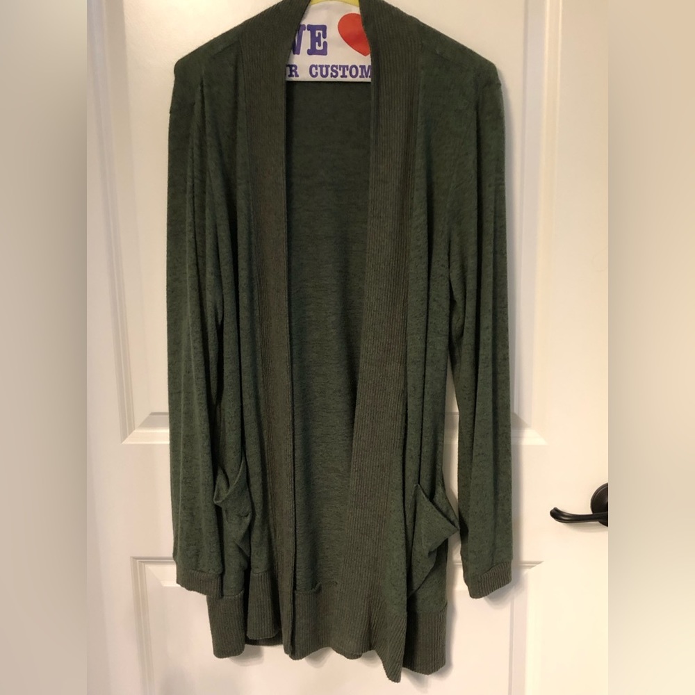 Cardigan two-pocket